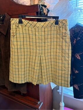 Ann Taylor Wool Plaid Skirt